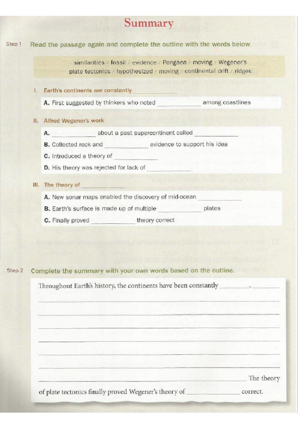 Read Up P2 Our Shifting Earth