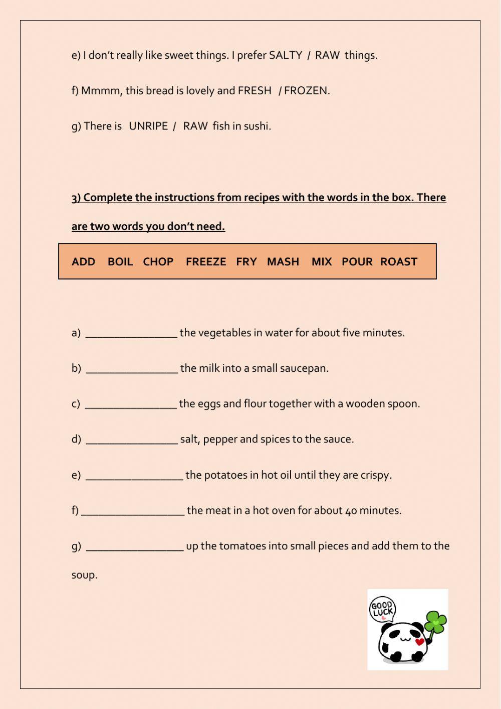 KET 2 UNIT 4 End-of-Unit Assignment