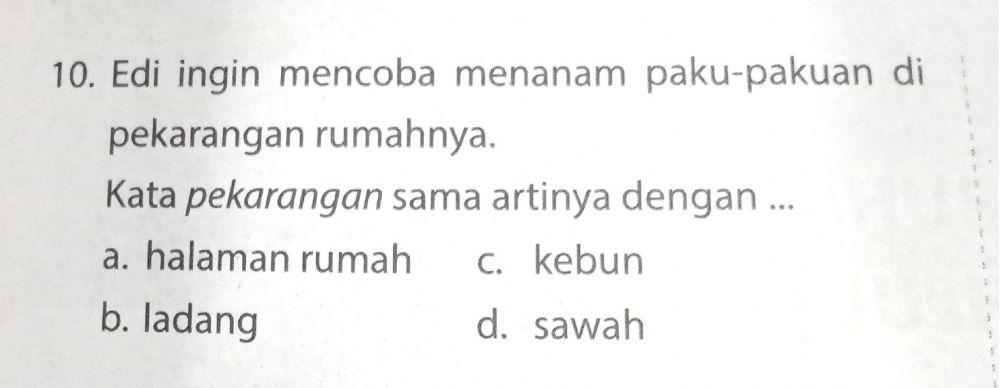 Ulangan bahasa indonesia tema 1 sub tema 3 dan 4