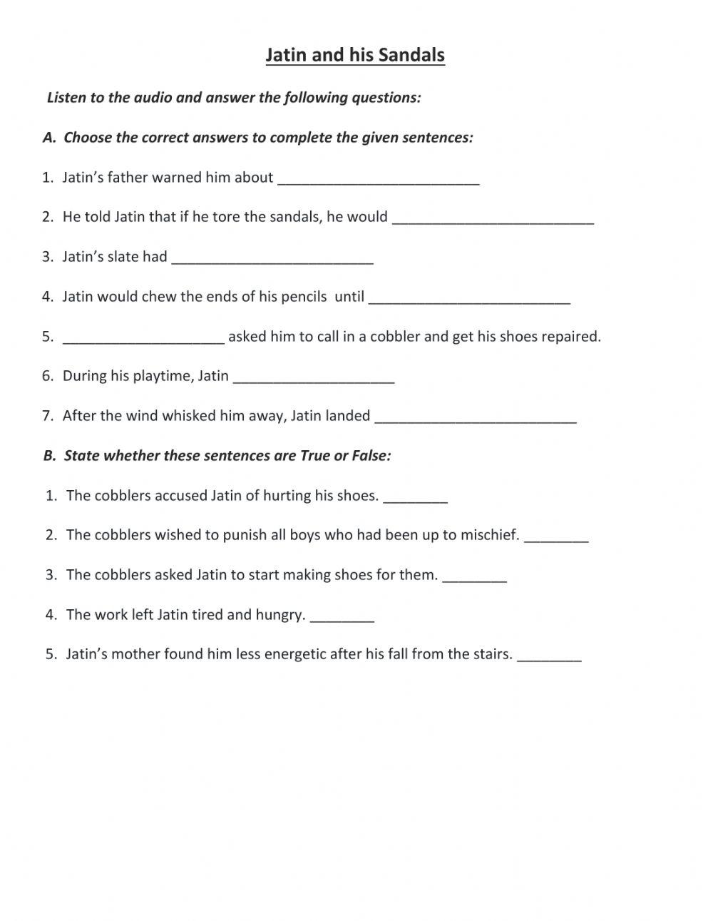 Listening Activity Week 1