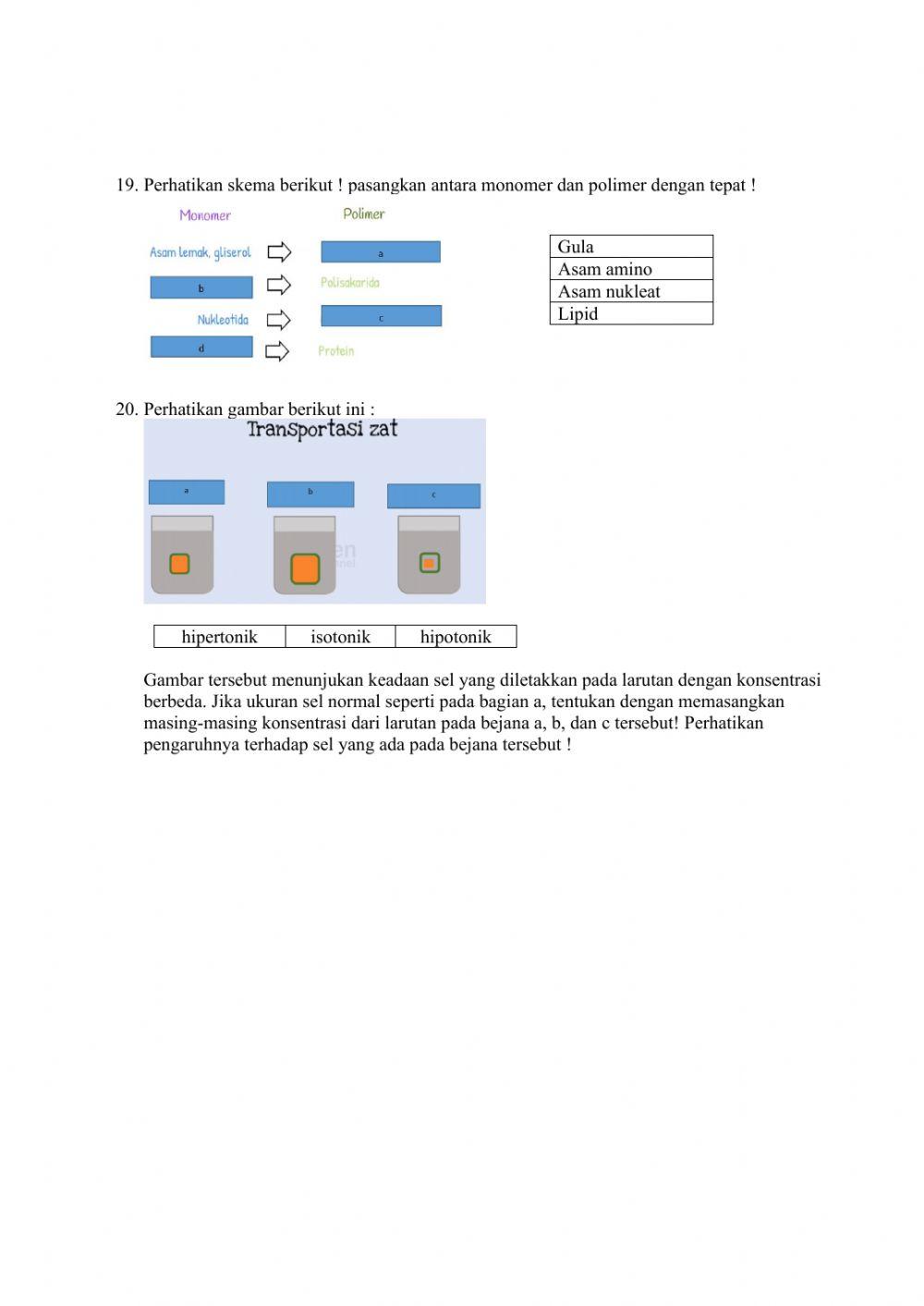 Komponen kimia sel & bioproses