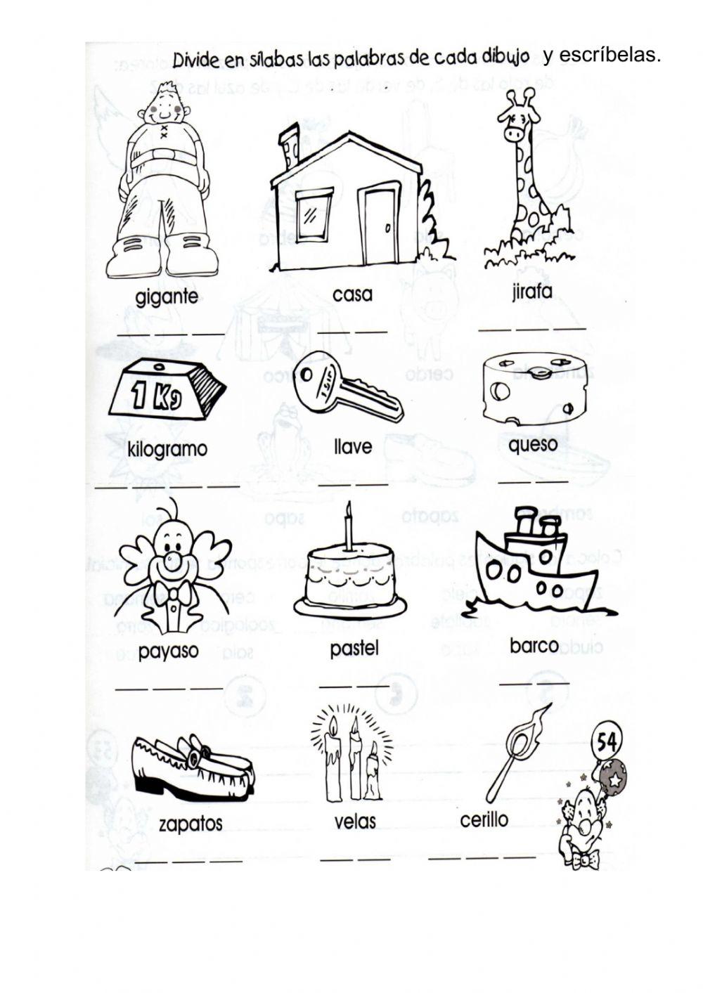 Ejercicios de Español