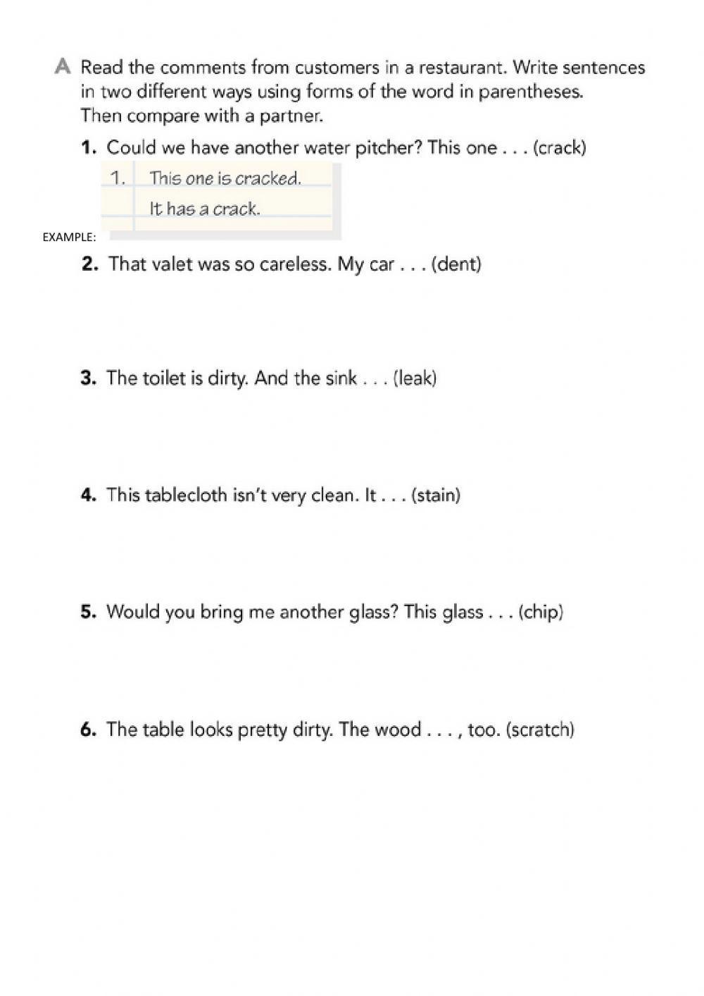 Interchange 3 Unit 6 Practice