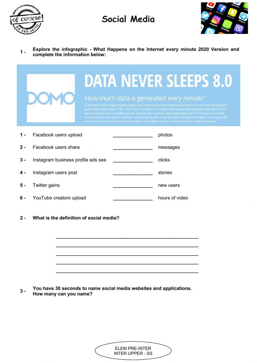 Social Media - ELEM PRE INTER UPPER