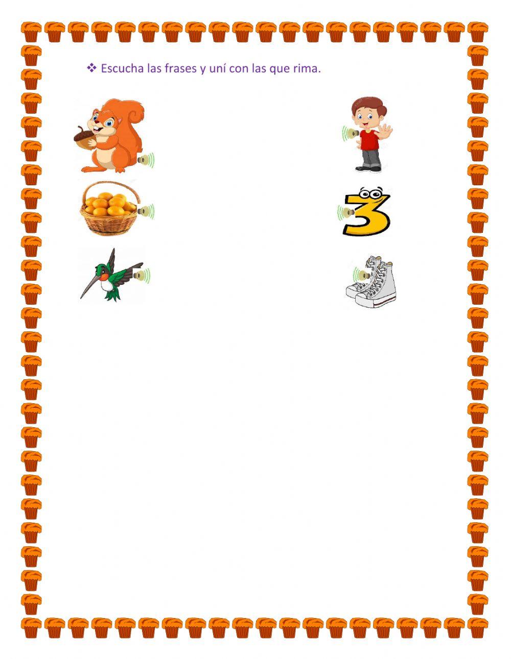 La rimas worksheet | Live Worksheets