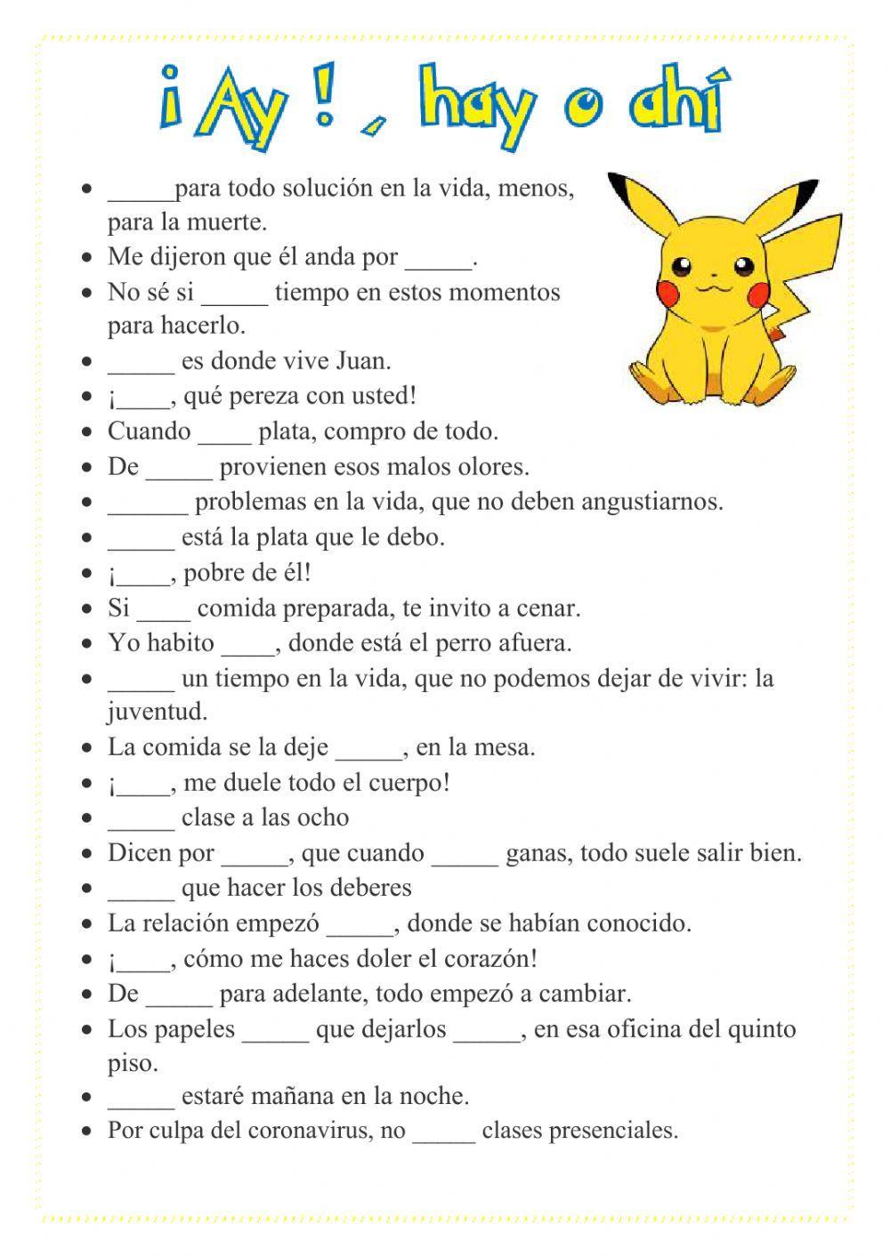 Ahí, hay o ¡ay! Ahí, hay o ¡ay!