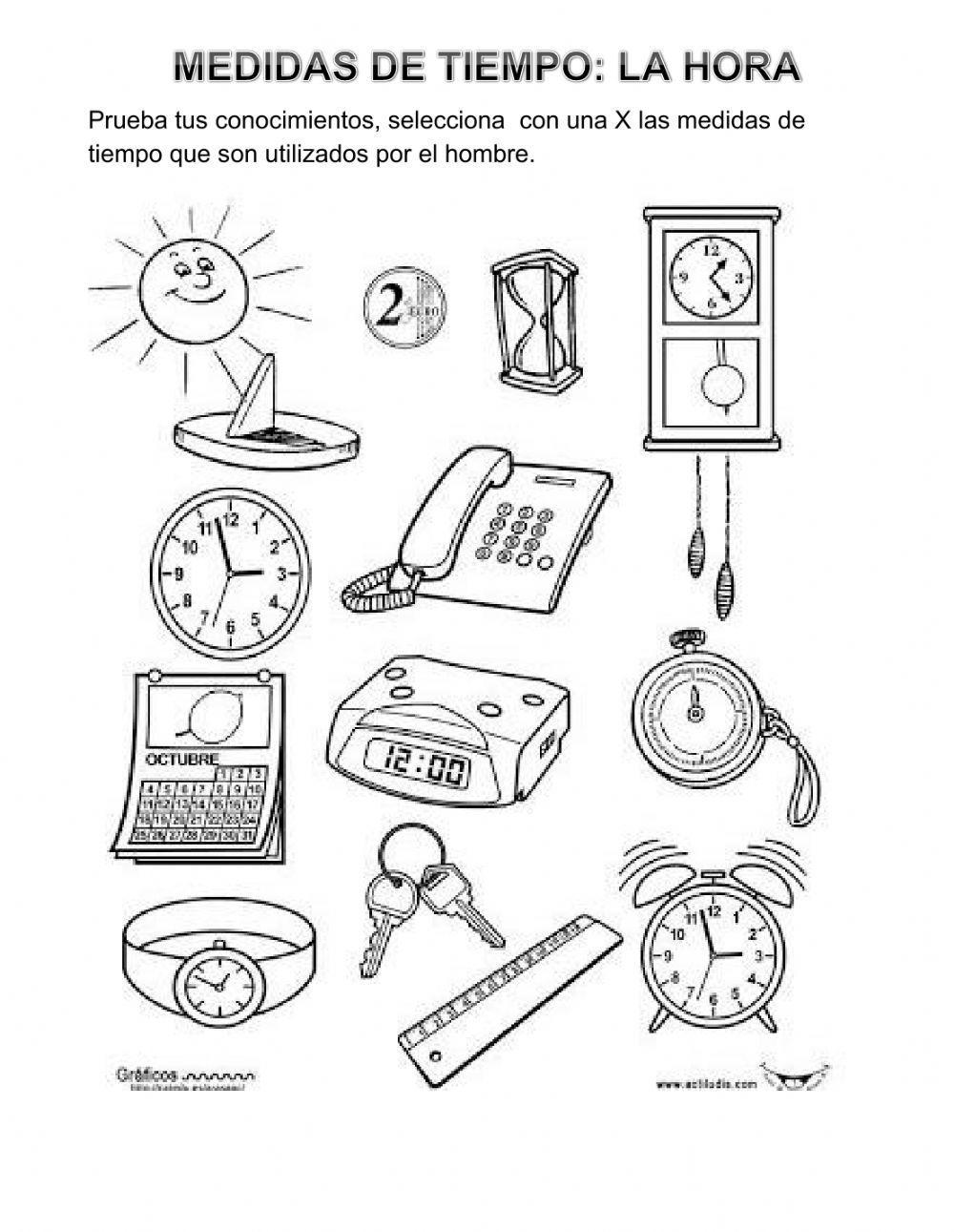 Medidas de tiempo: la hora