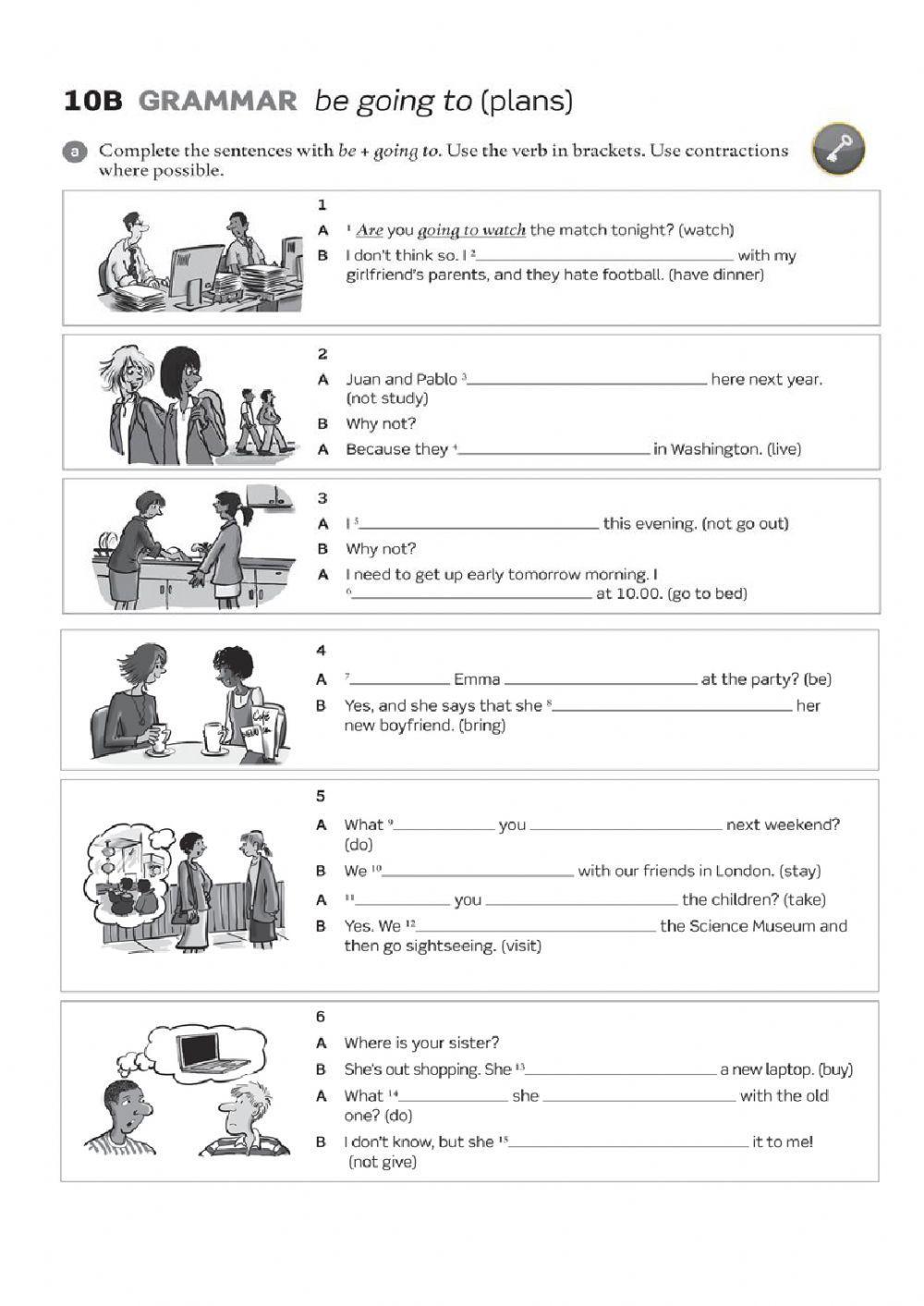 Be going to - Future Plan