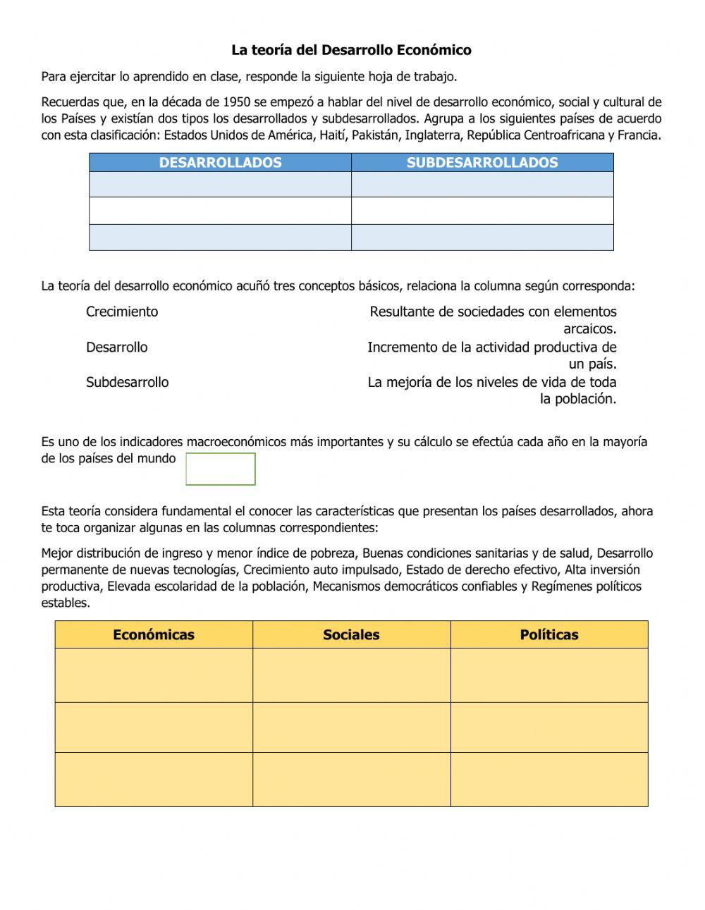Teoría del Crecimiento Económico