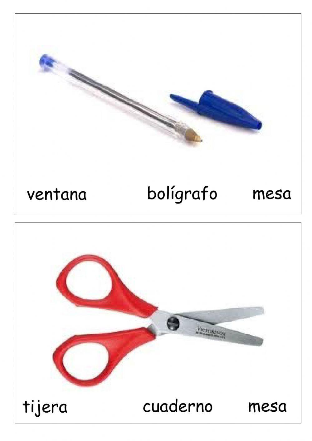 Aprende a leer vocabulario colegio.