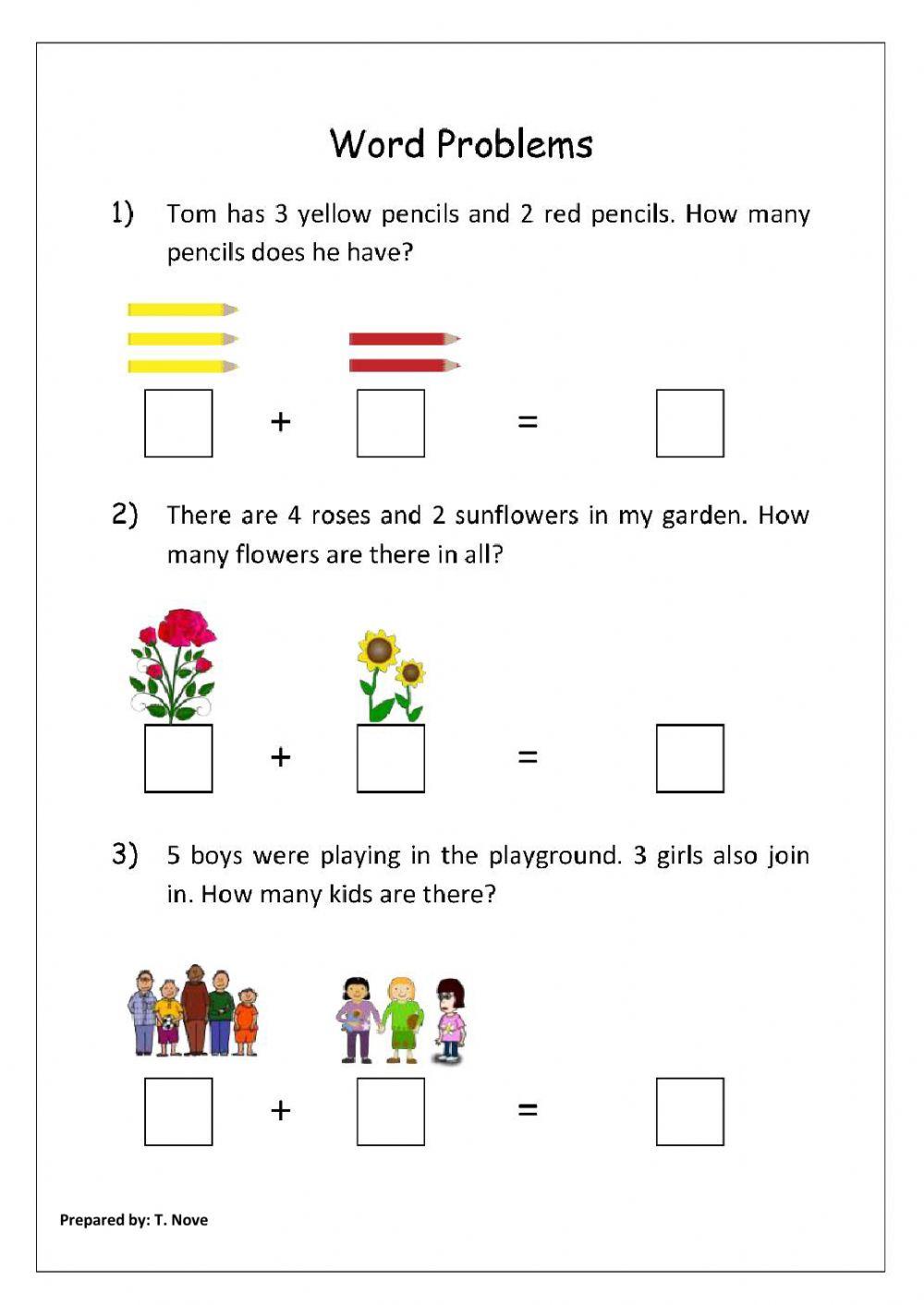 Adding word problem