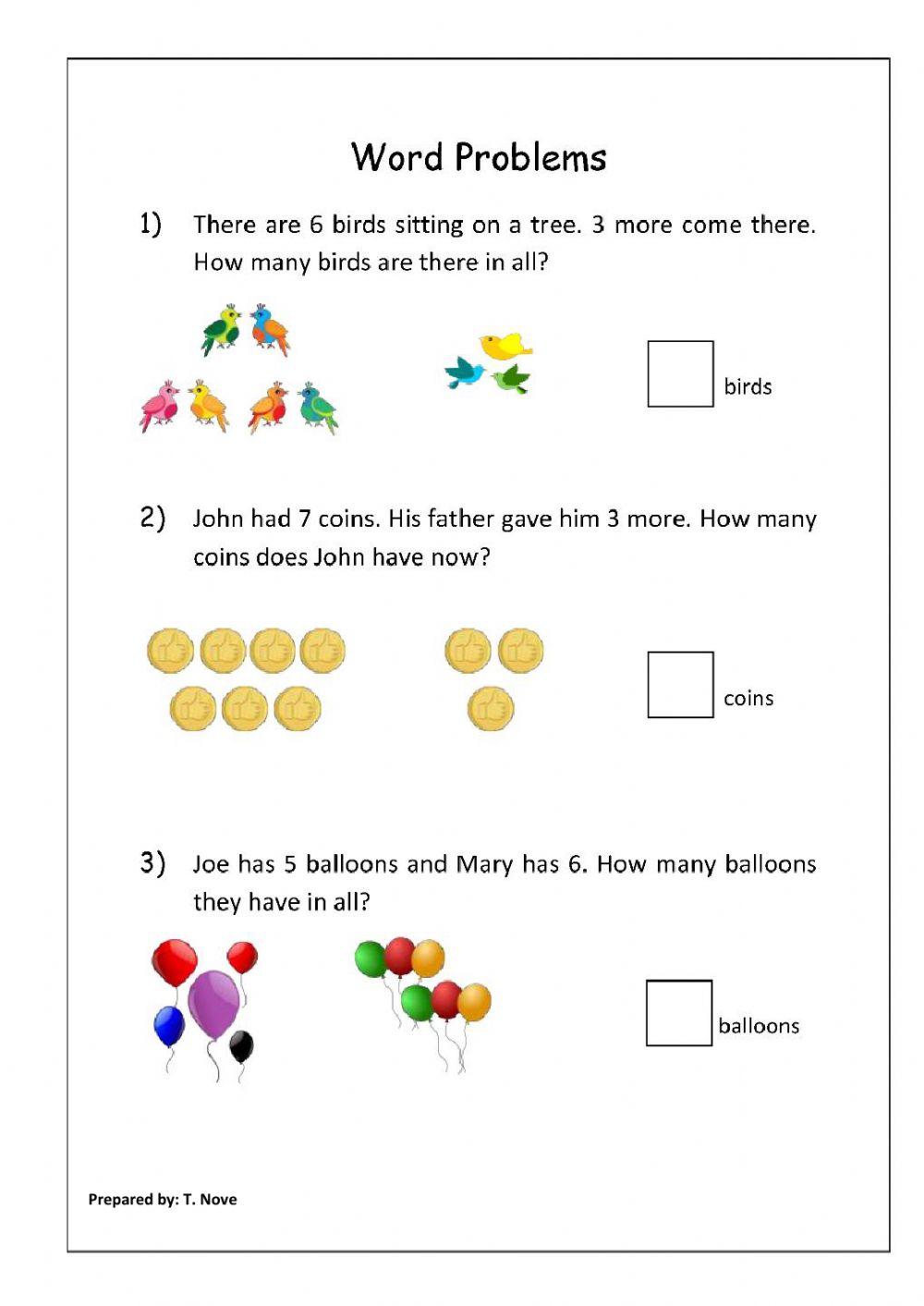 Addition word problem