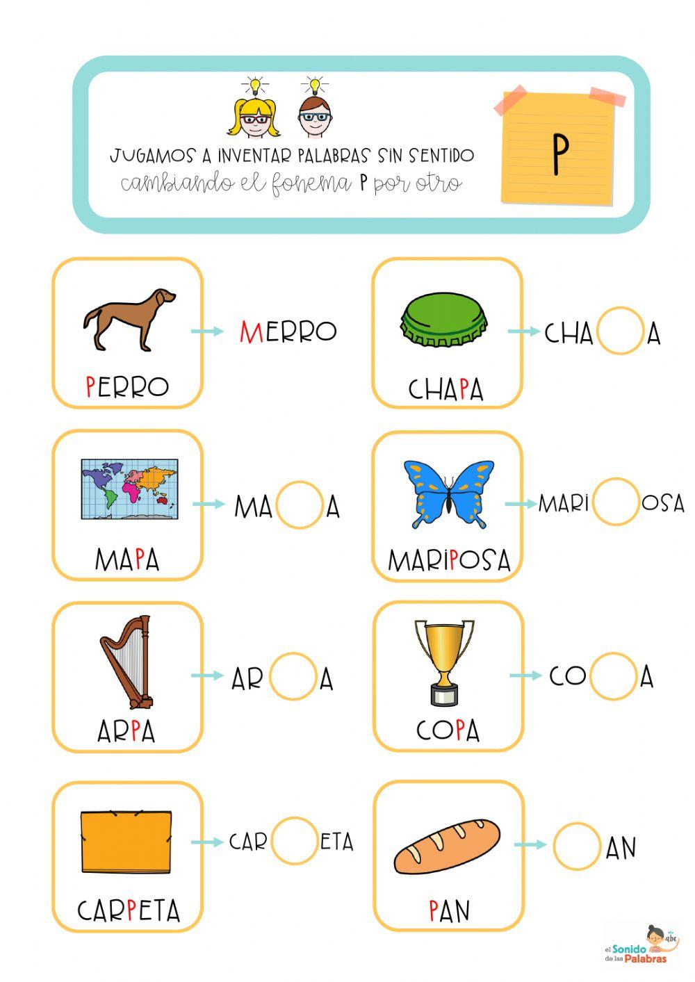 FONEMA P - Conciencia Fonémica