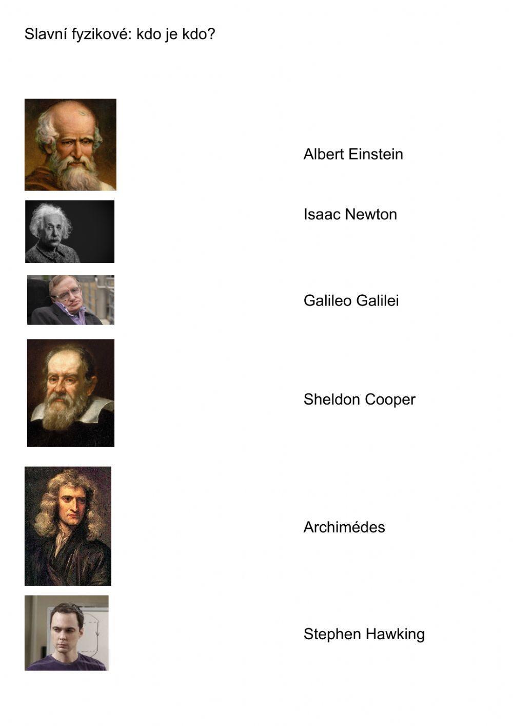 Slavní fyzikové