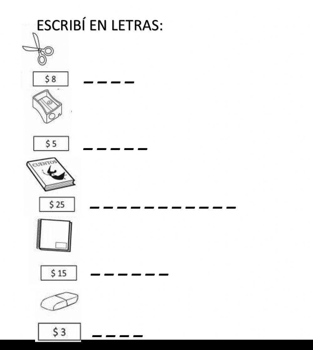 Escribir en letras NUMEROS