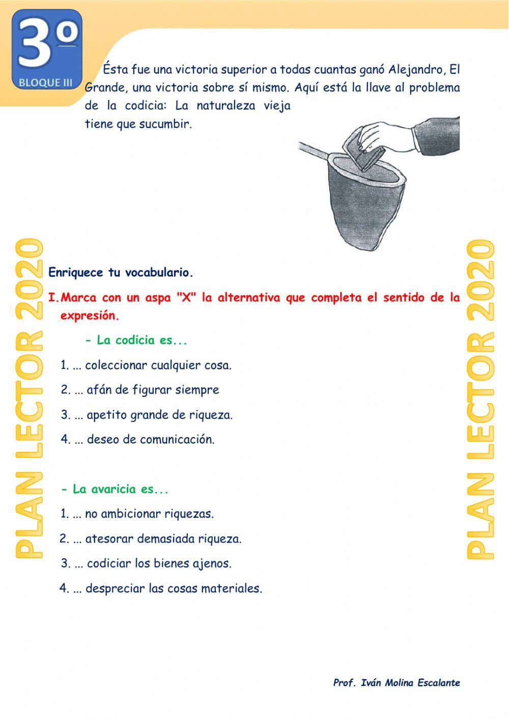 Texto Nº 40 UN REMEDIO PARA LA AVARICIA