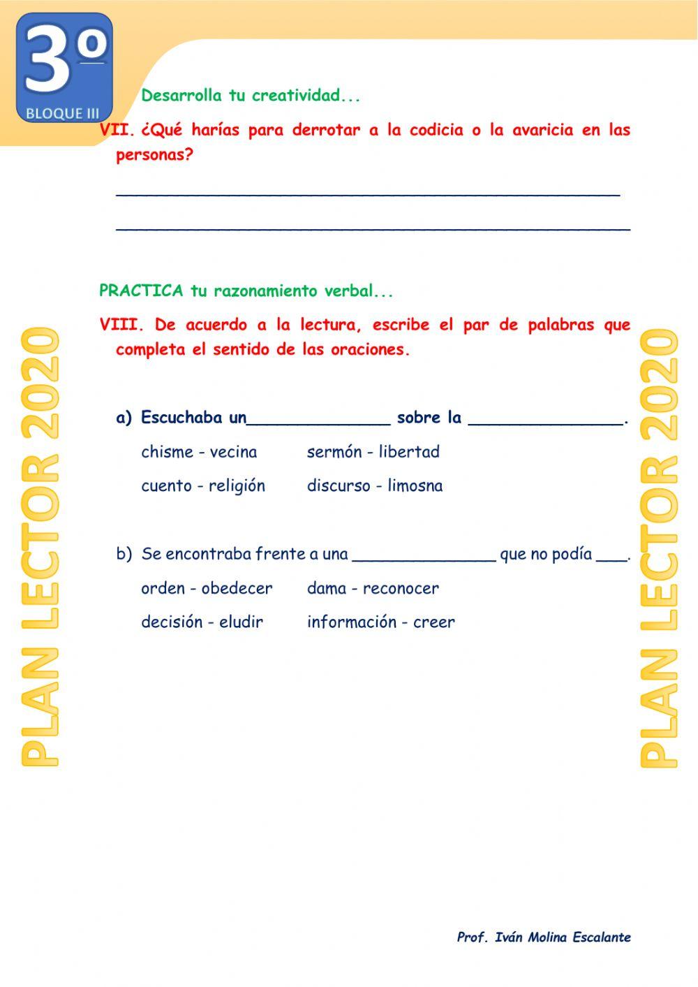 Texto Nº 40 UN REMEDIO PARA LA AVARICIA