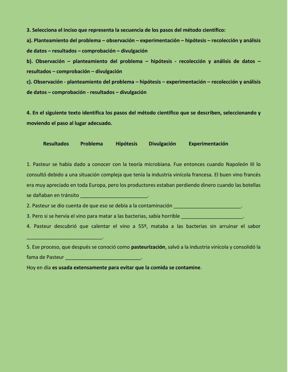 Características de la ciencia y método científico