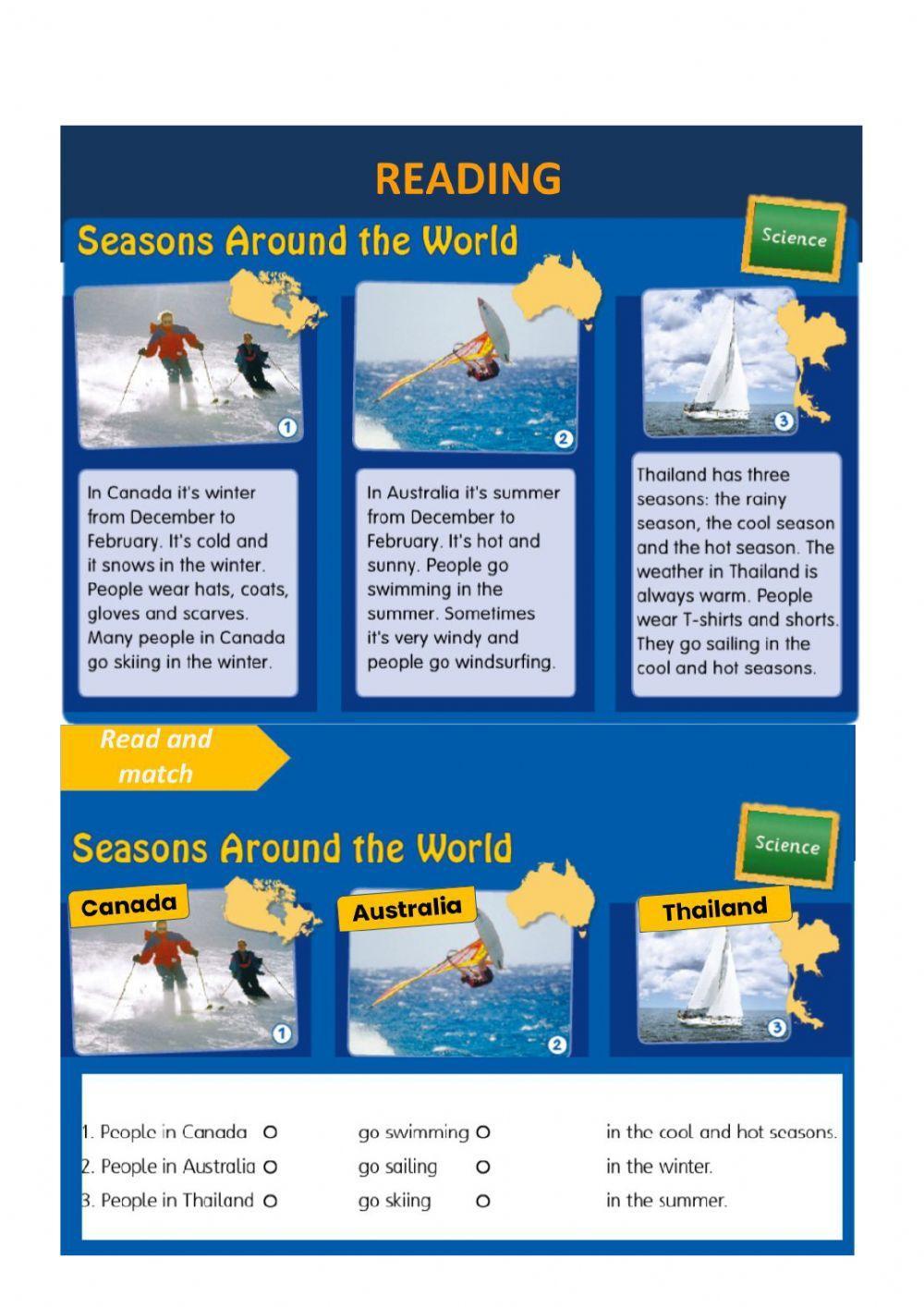 Seasons around the world