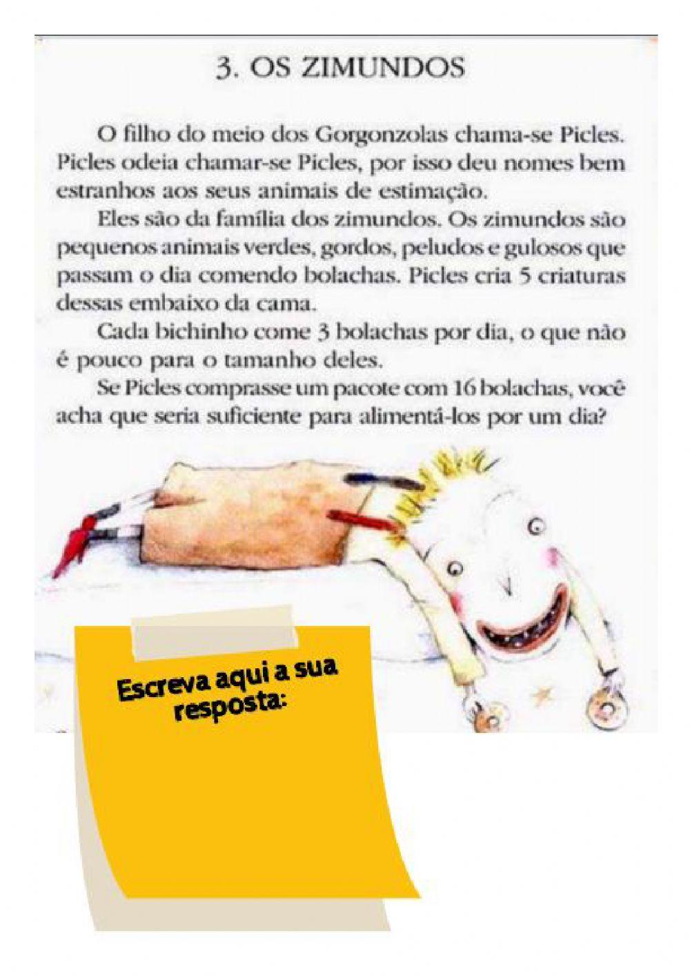 Os problemas da família Gorgonzola (atividade 1)