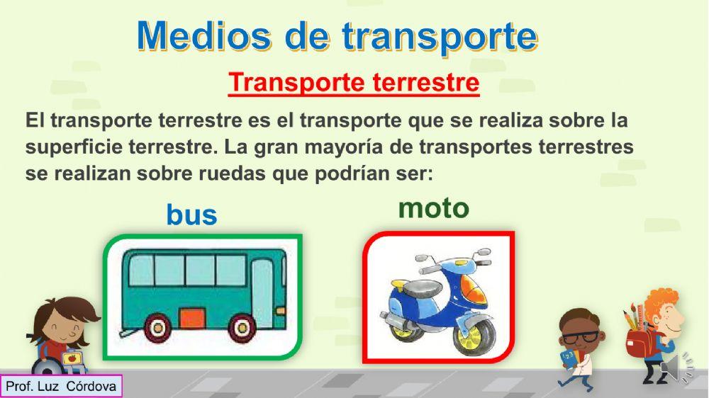 Medios de transporte