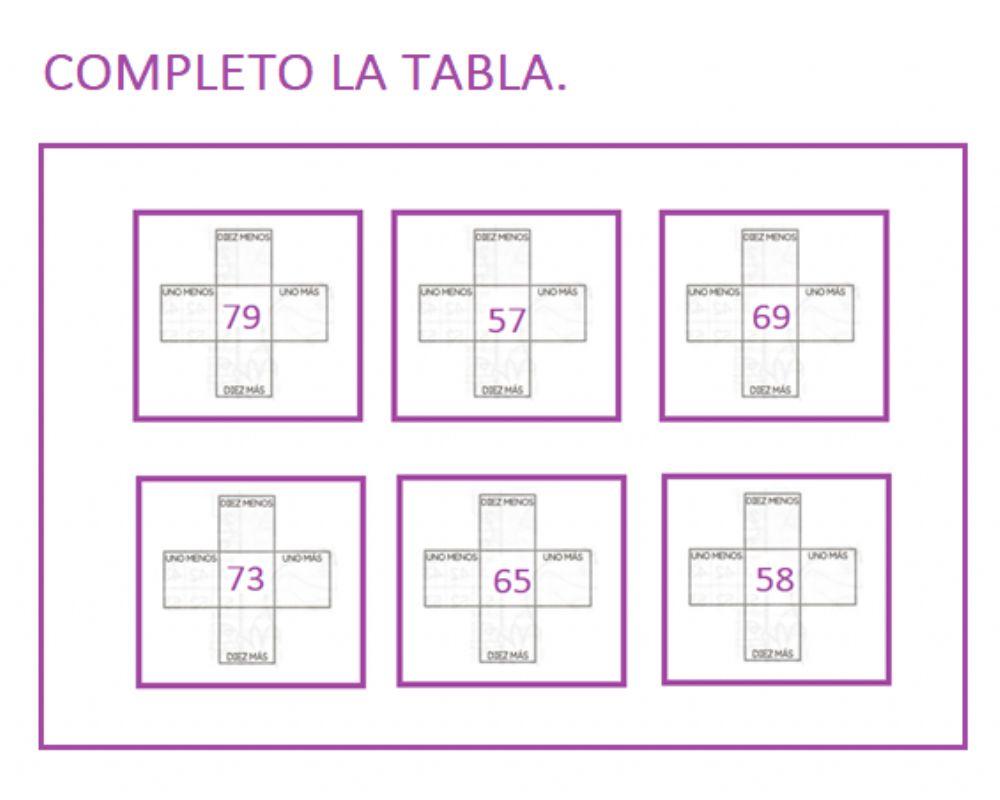 COMPLETO LA TABLA