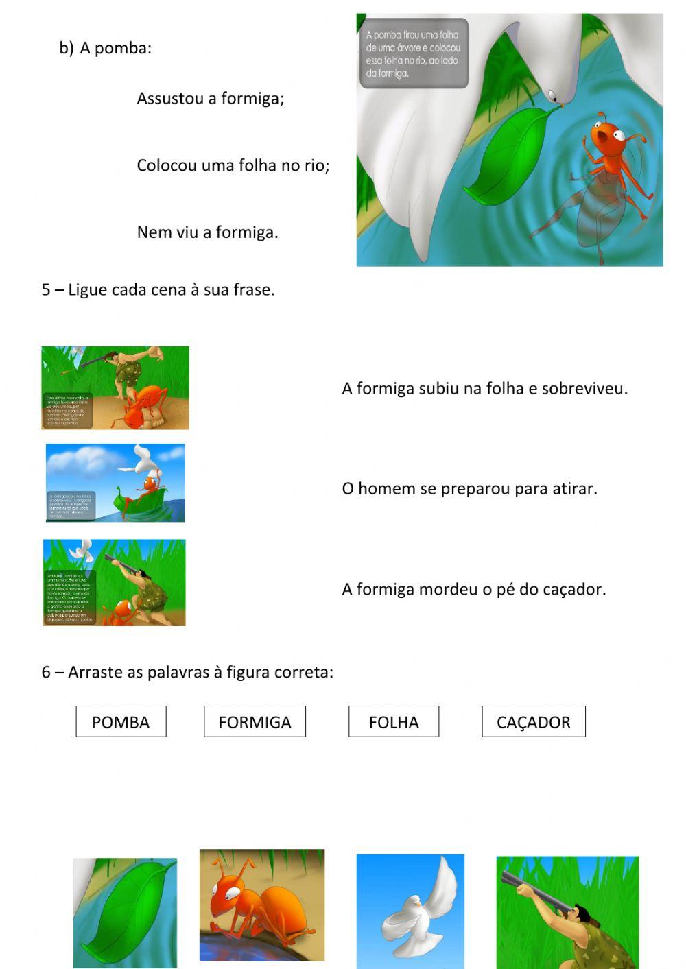 Avaliação de Língua Portuguesa - 1º bimestre