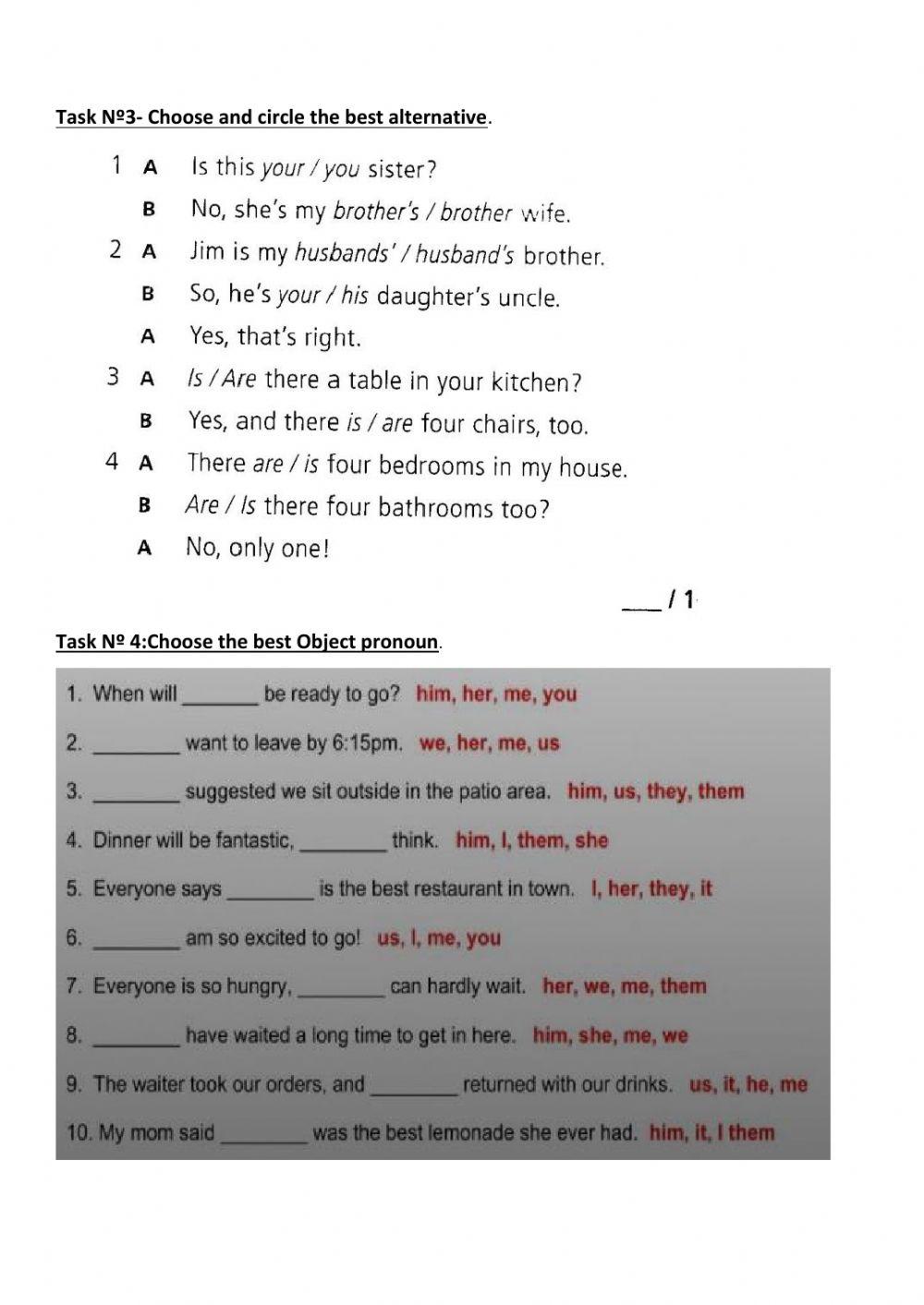 Second term test- part 2