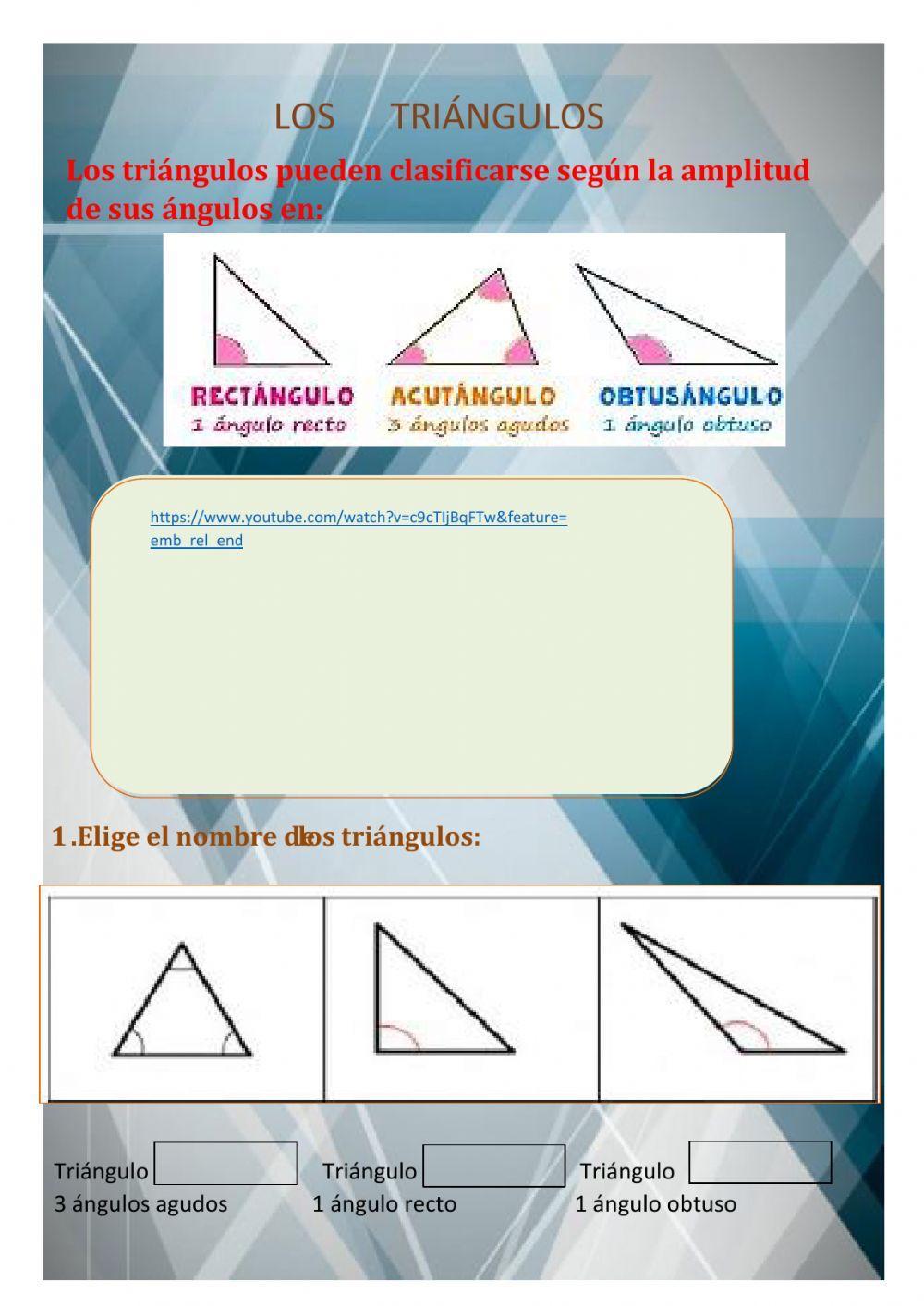 Practica de  triángulos