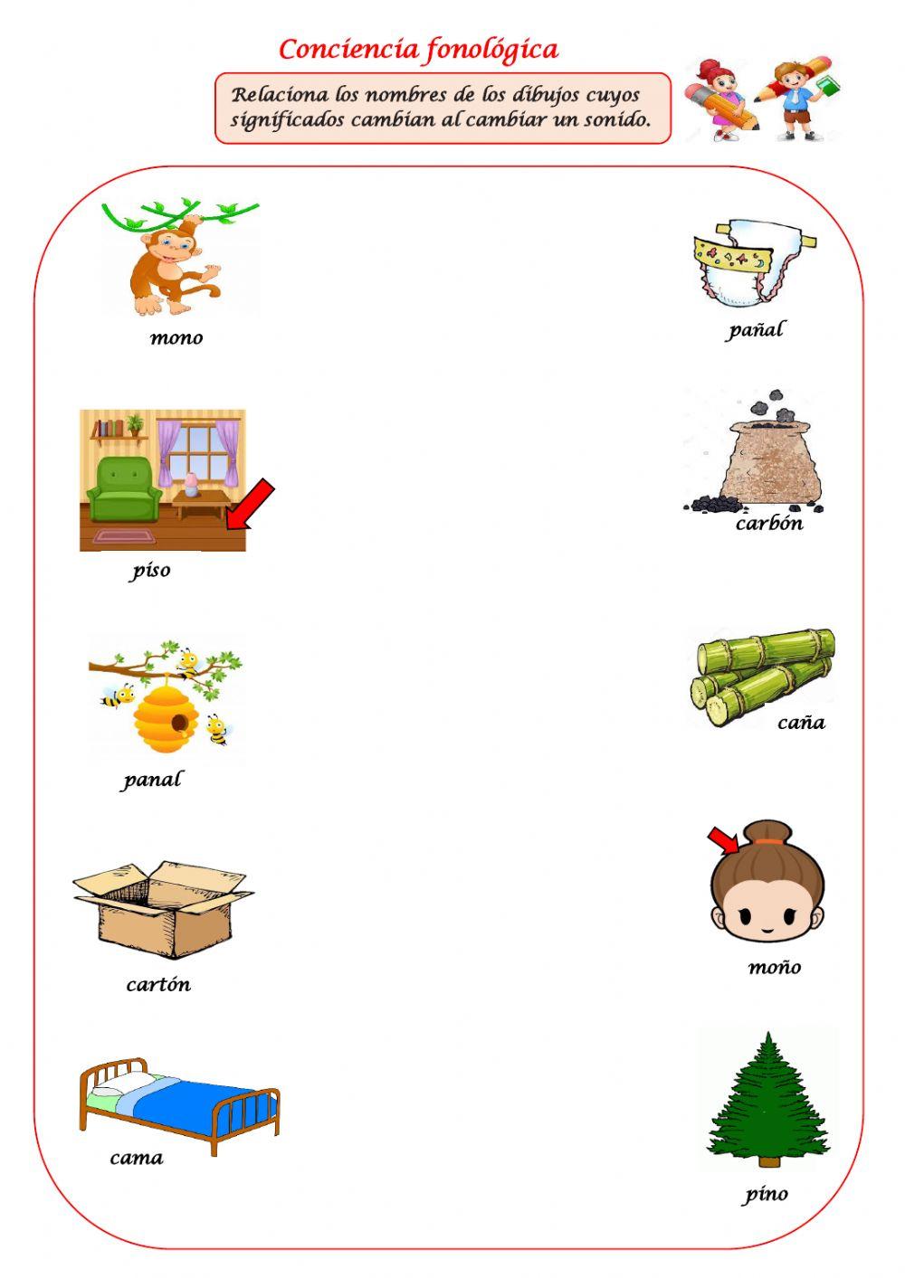 Conciencia fonológica: cambios de sonidos