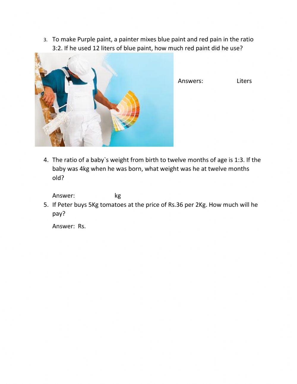 Ratio and  Proportion