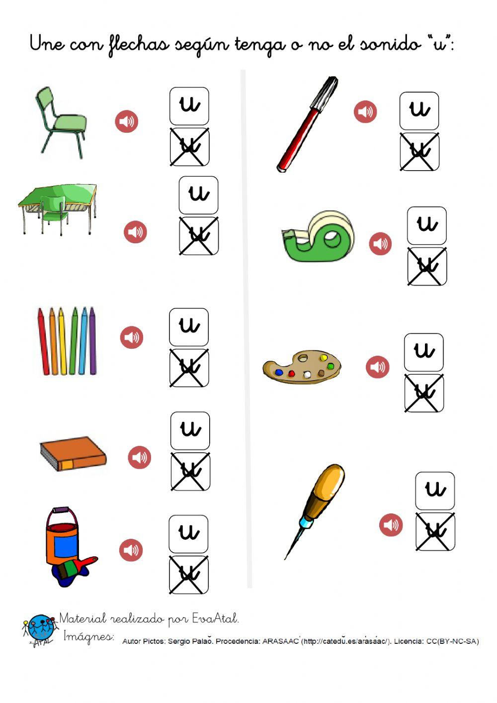 Vocal u Vocabulario colegio