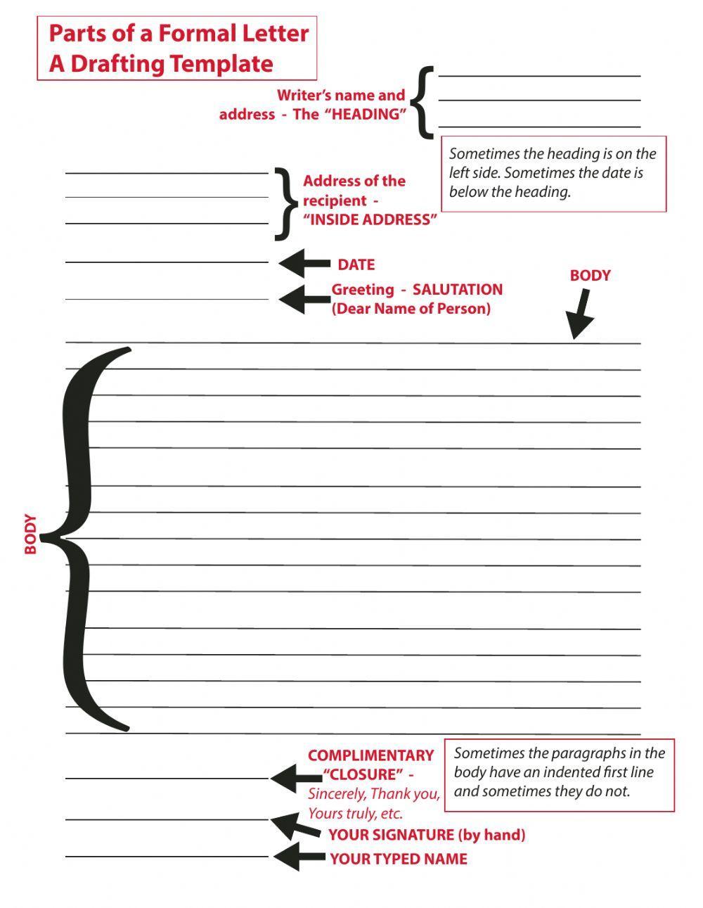 Business Letter Template