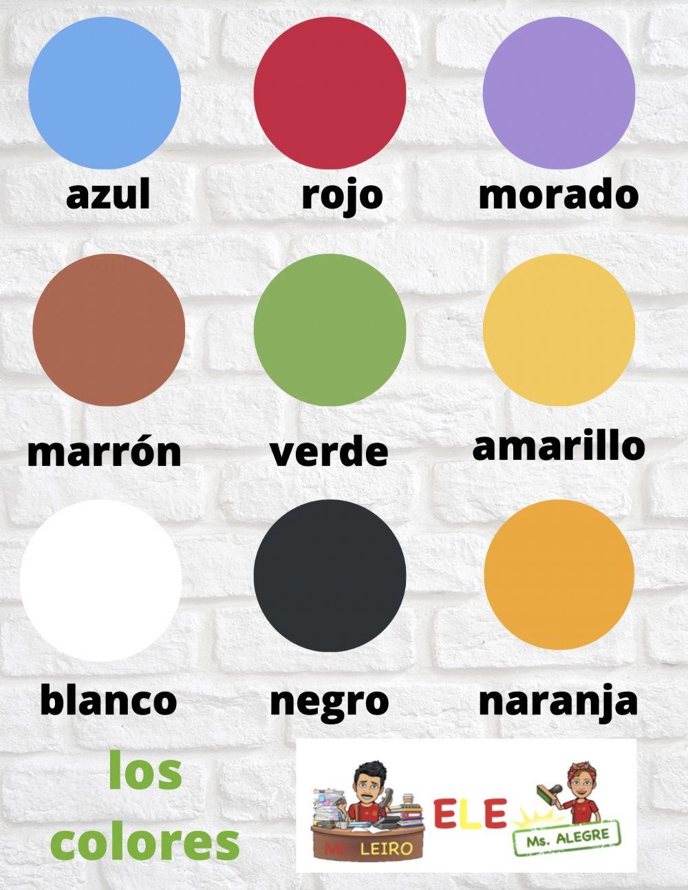Los colores Los colores
