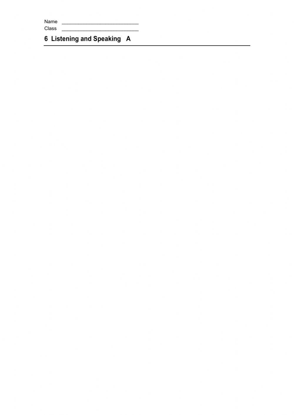 English file pre-int unti 6