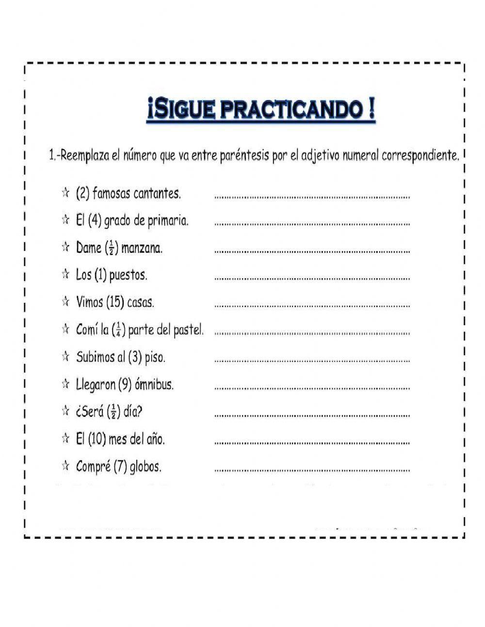 Adjetivos numerales vrogue co