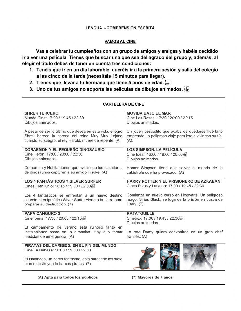 Evaluación diagnóstica 4º