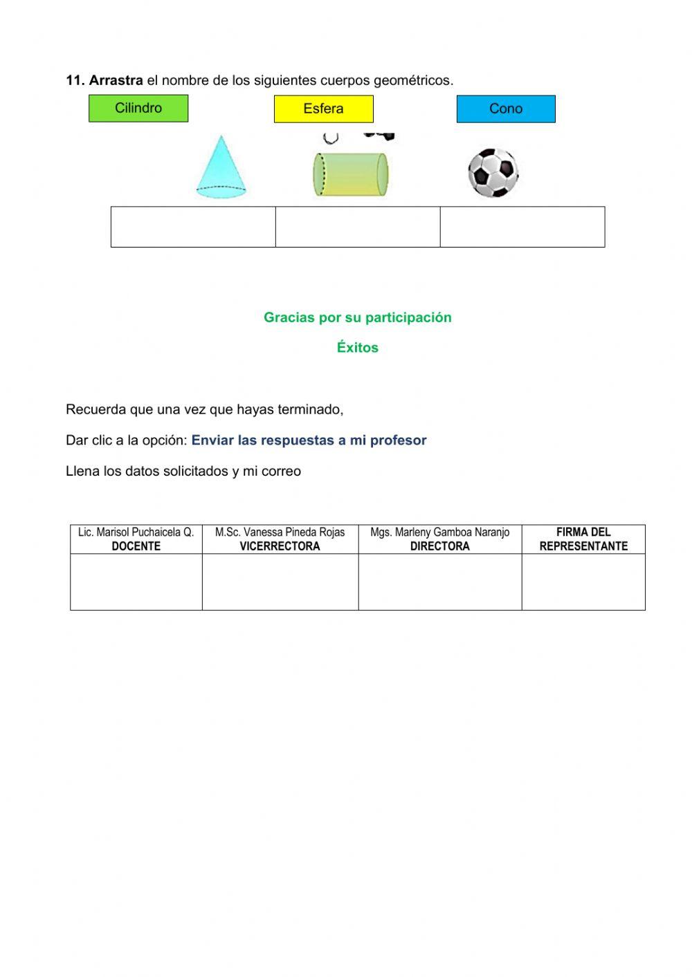 Diagnóstico de sexto EGB