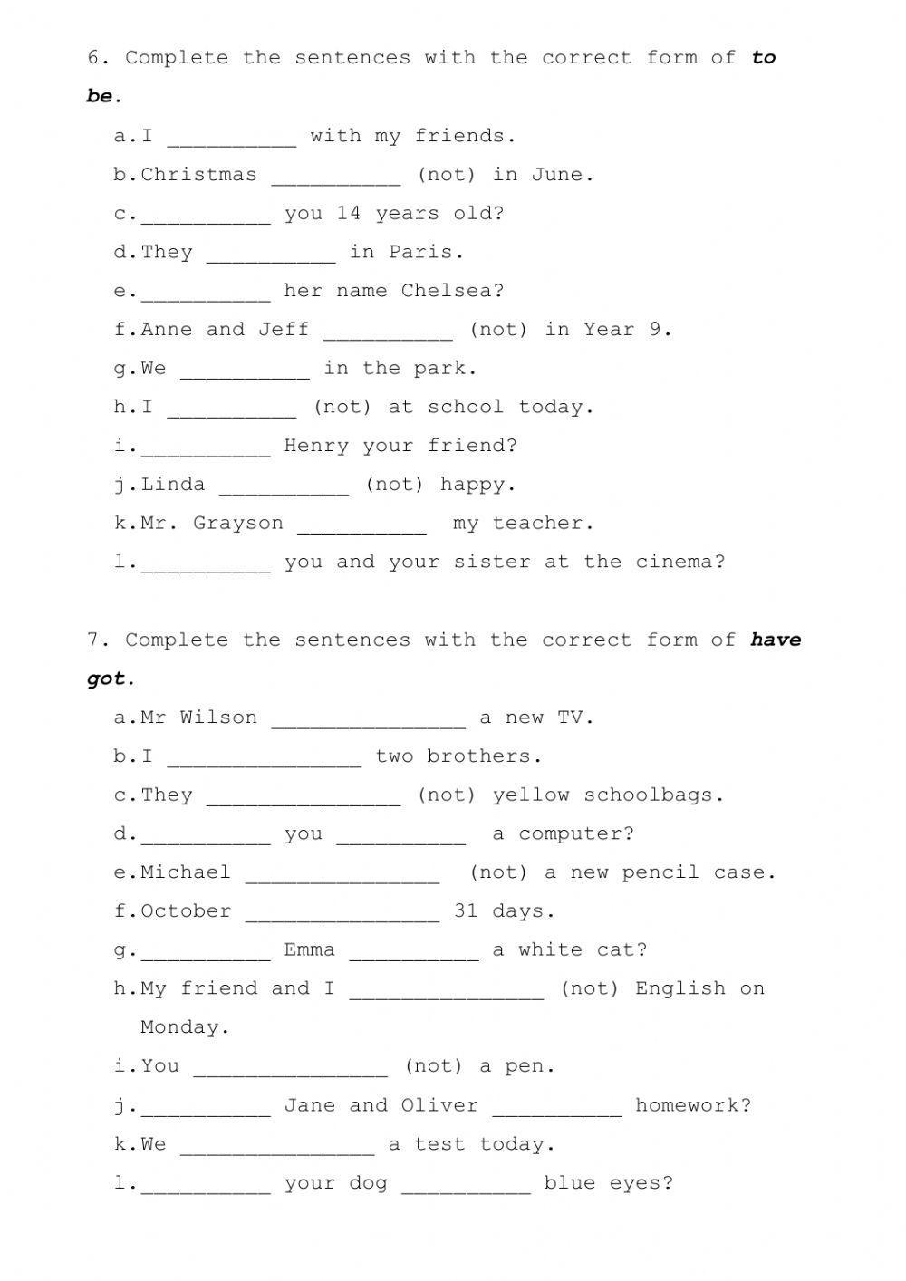 Diagnostic test 1 E.S.O.