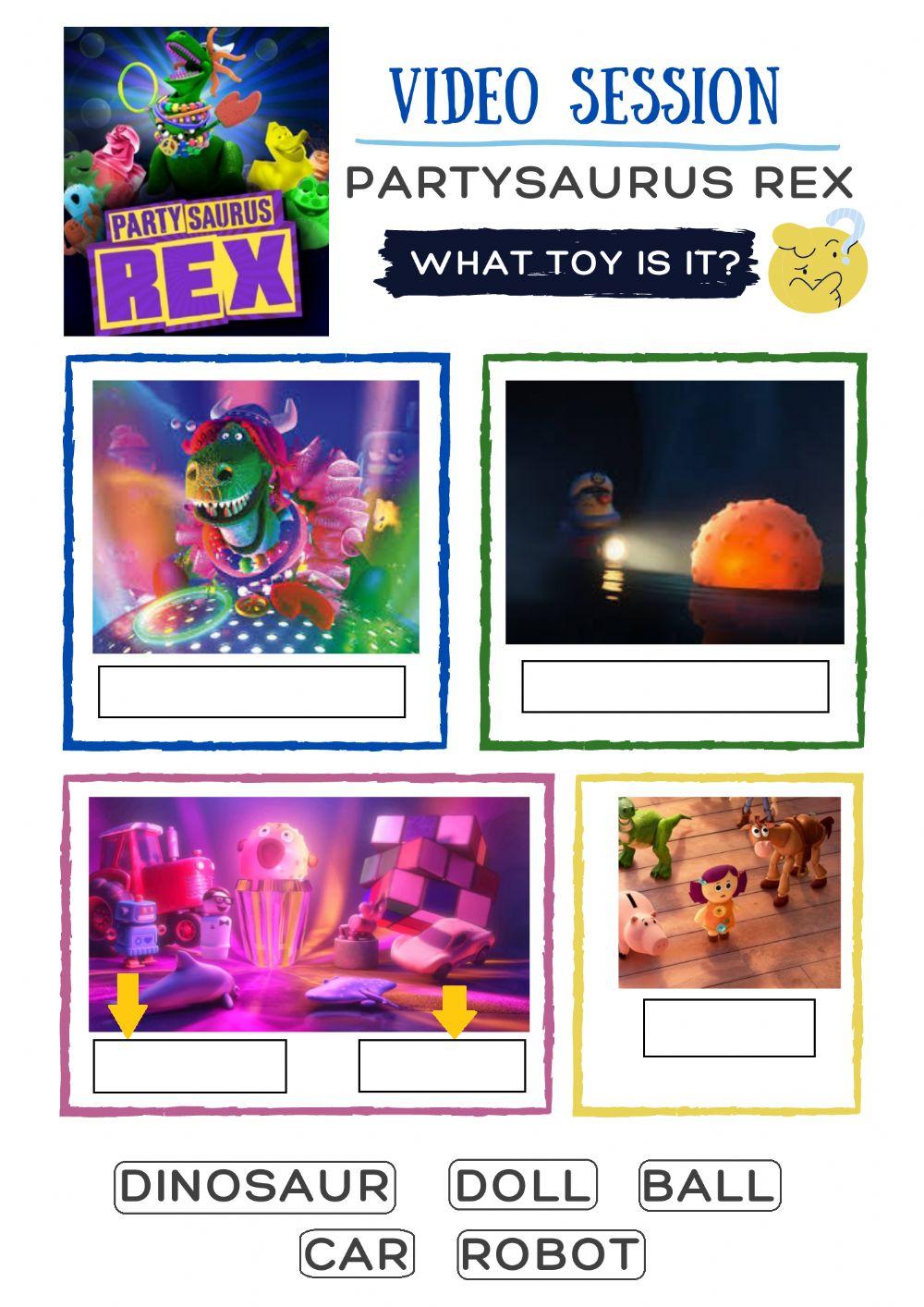 Partysaurus Rex Video Session