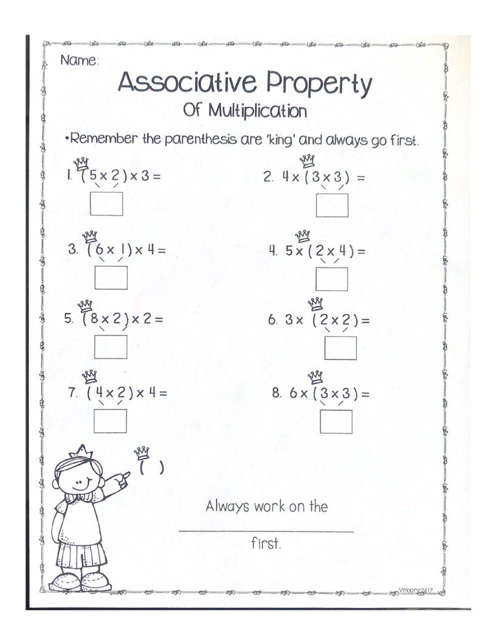 361479 Associative Property Worksheet Mrs Conkel 361479-associative-property-worksheet-mrs-conkel