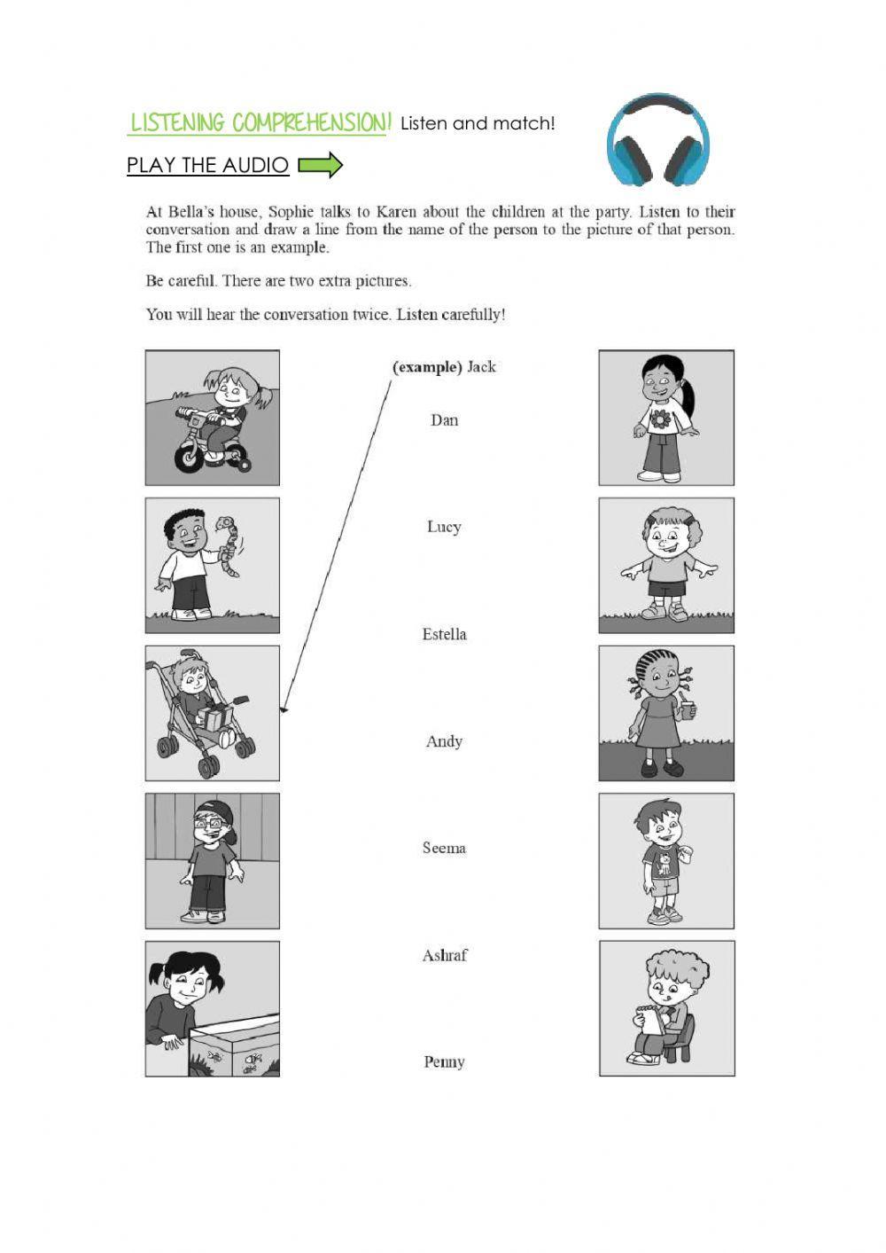 Listening Comprehension- Firstwords