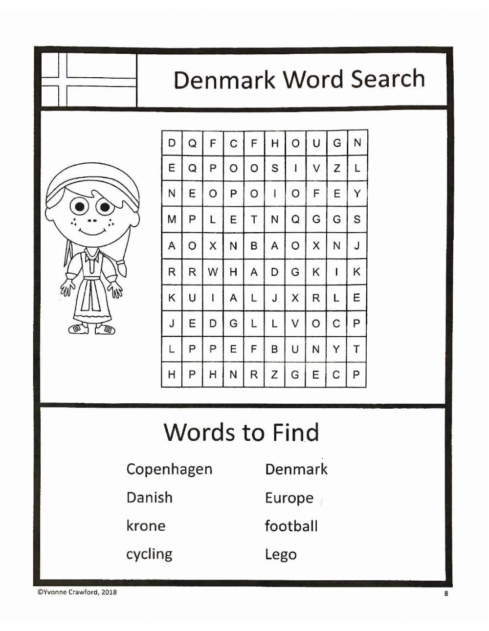 Denmark Worksheet Online Exercise For Live Worksheets Denmark Worksheet Online Exercise For Live Worksheets