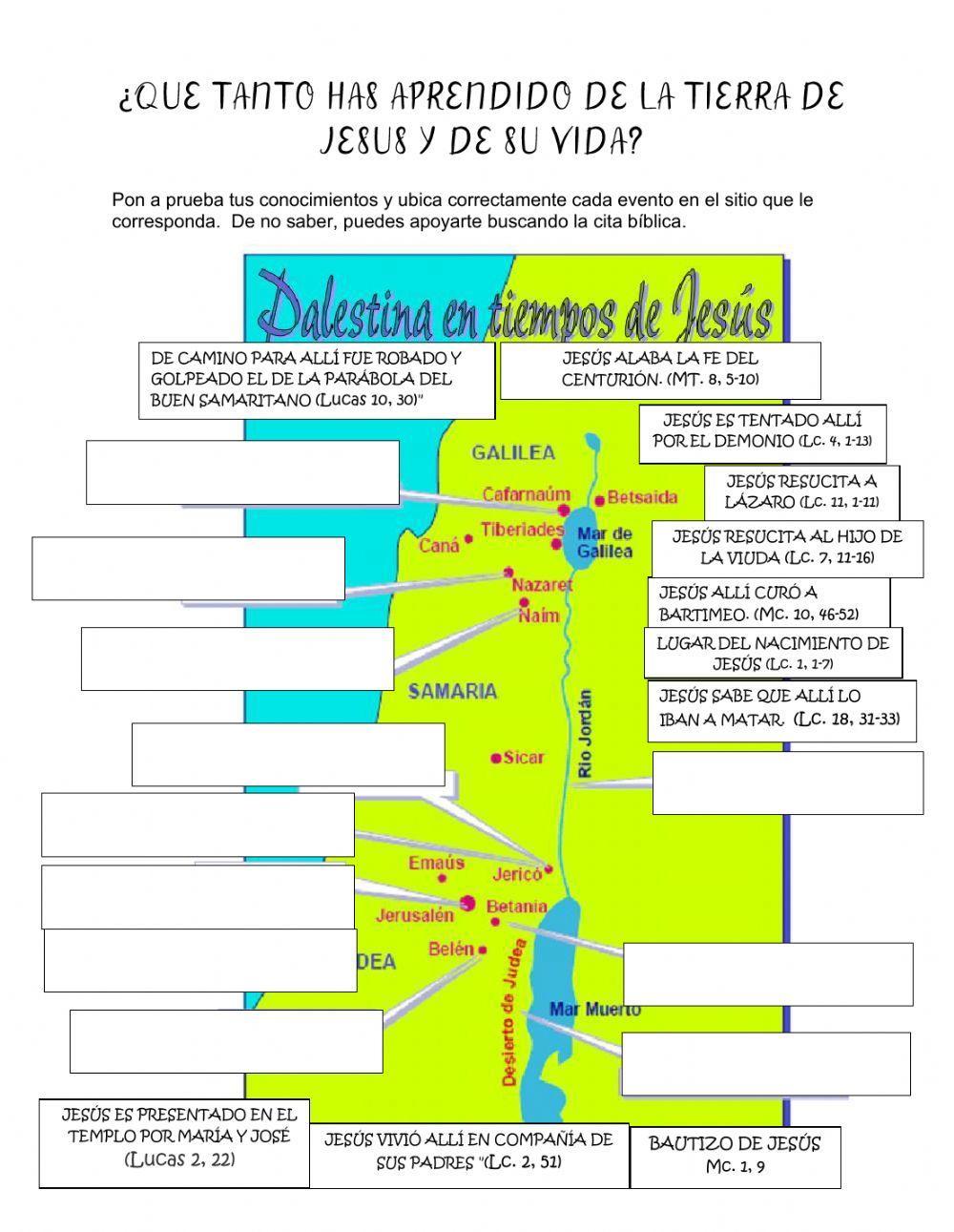 Palestina en tiempo de jesús