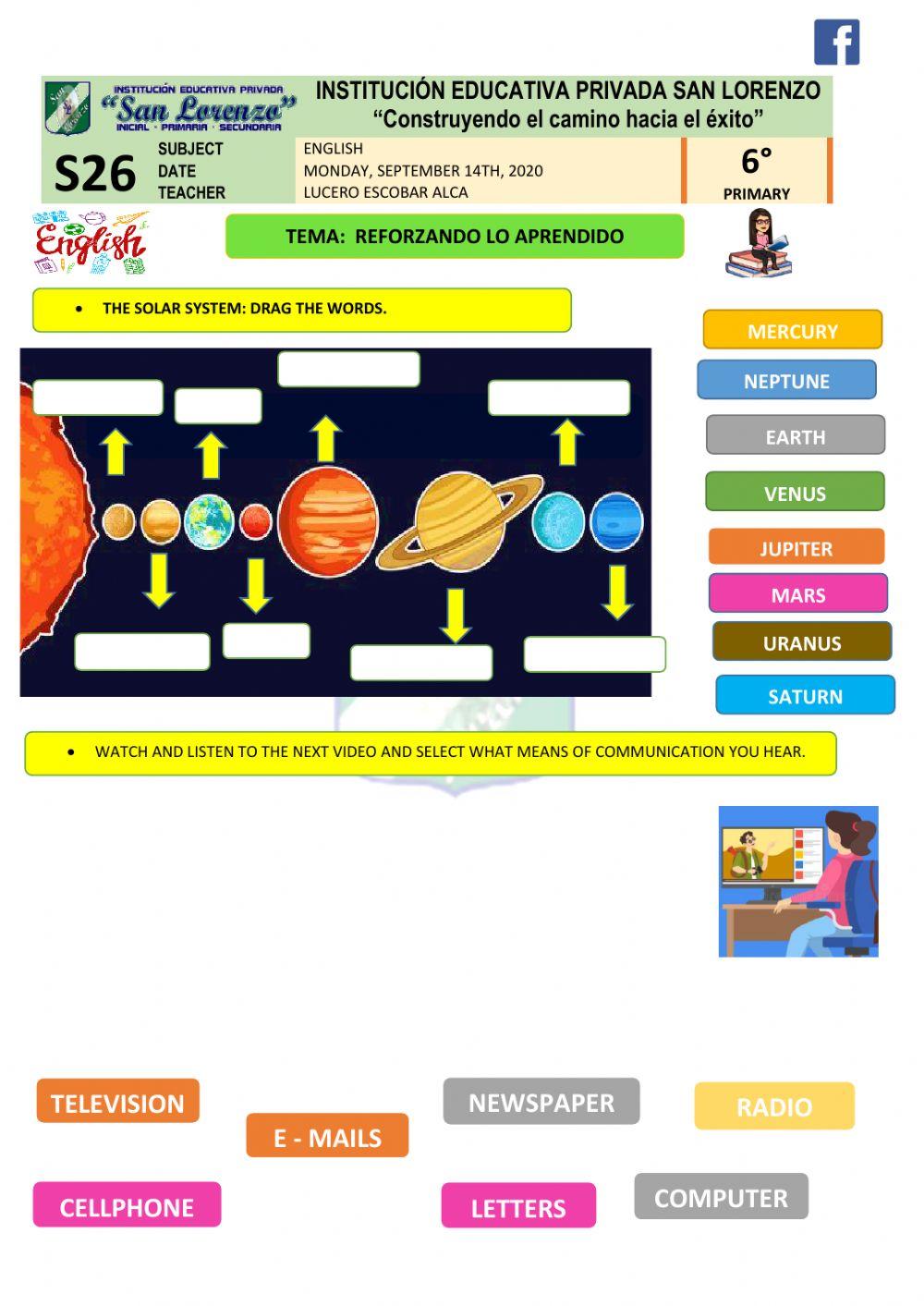Reforzando lo aprendido - sem26 - 6primary