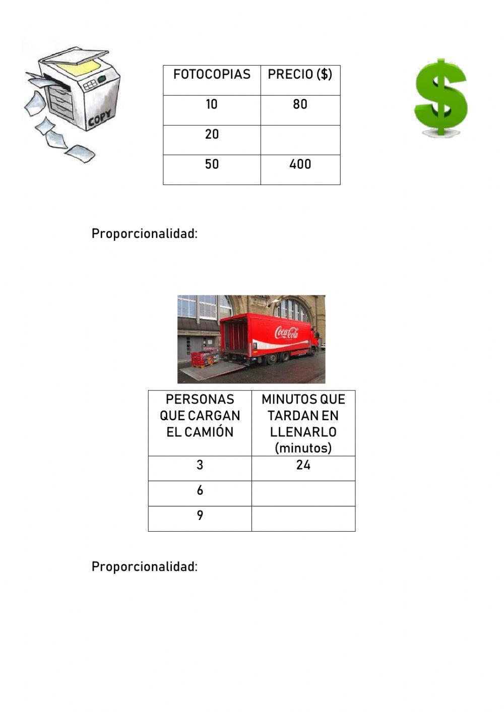 PROPORCIONALIDAD DIRECTA vs. INVERSA