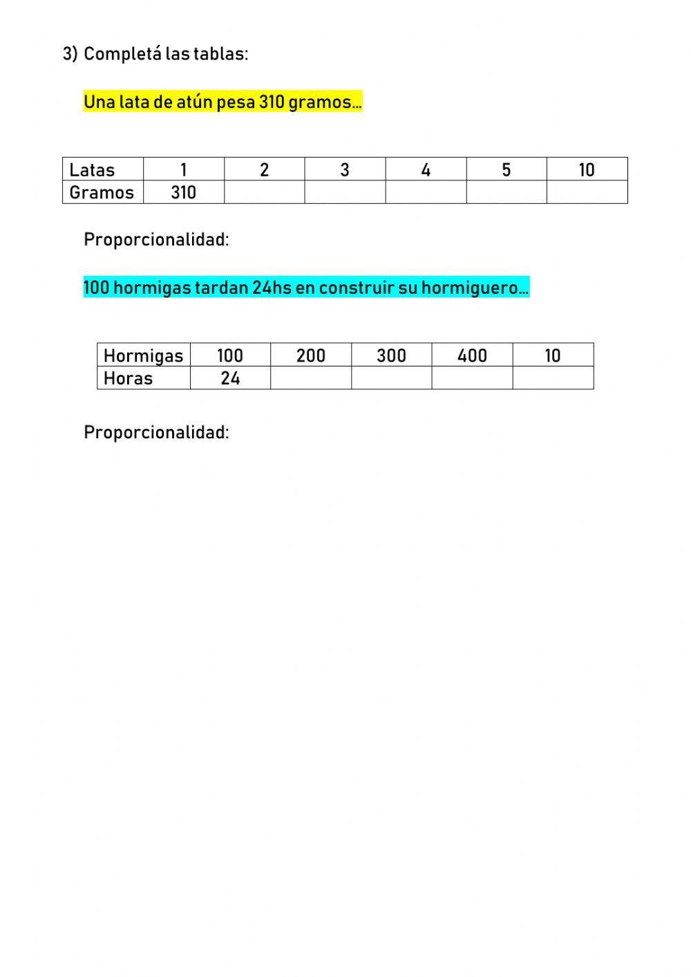 PROPORCIONALIDAD DIRECTA vs. INVERSA