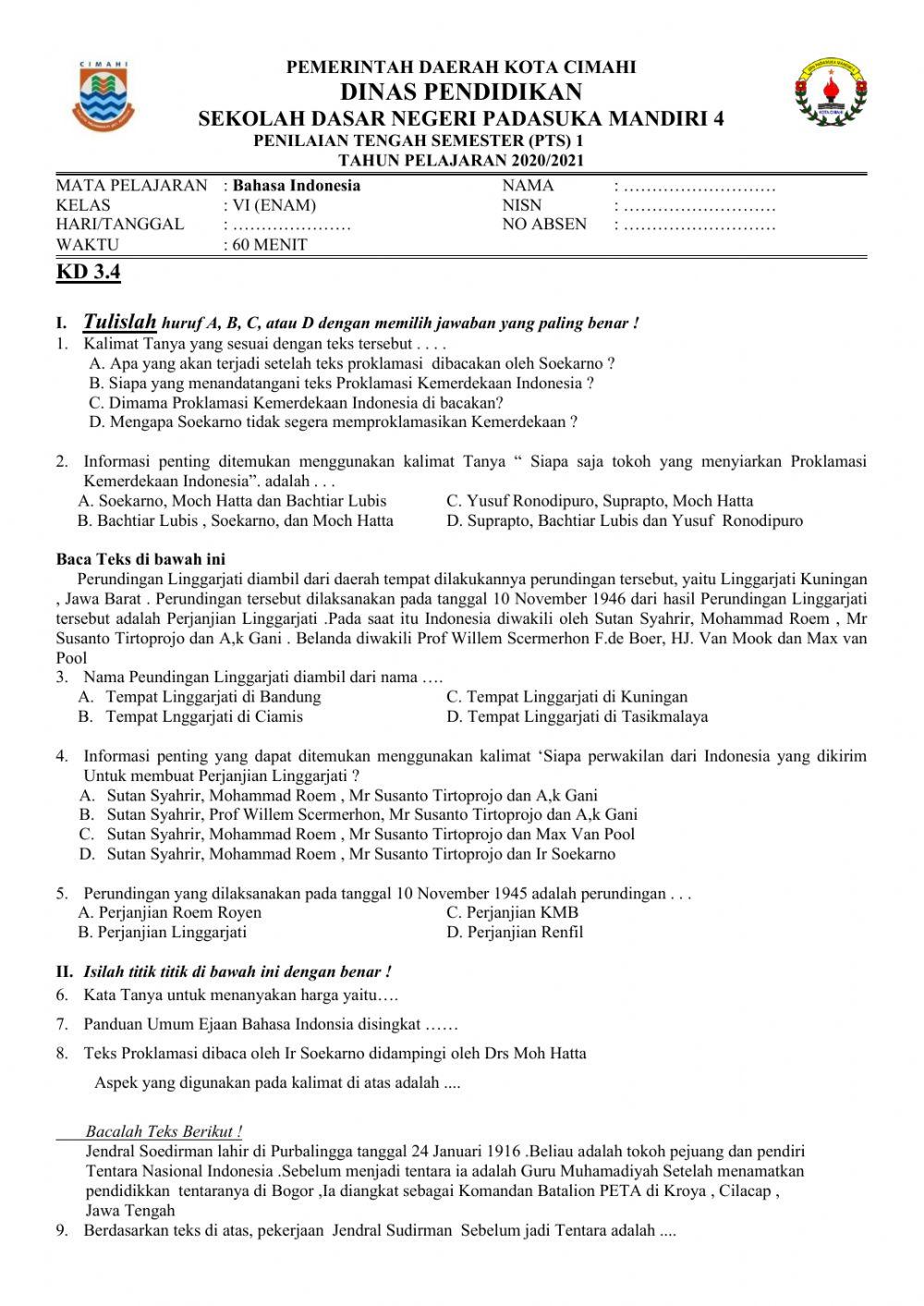 Pts b idonesia kd 3.4