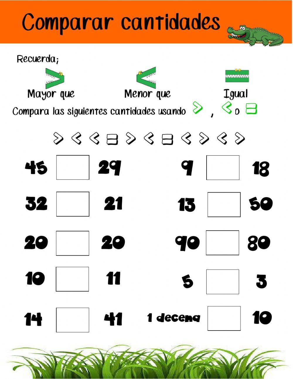 286848 Comparar Cantidades TeacherPecosa 286848-comparar-cantidades-teacherpecosa