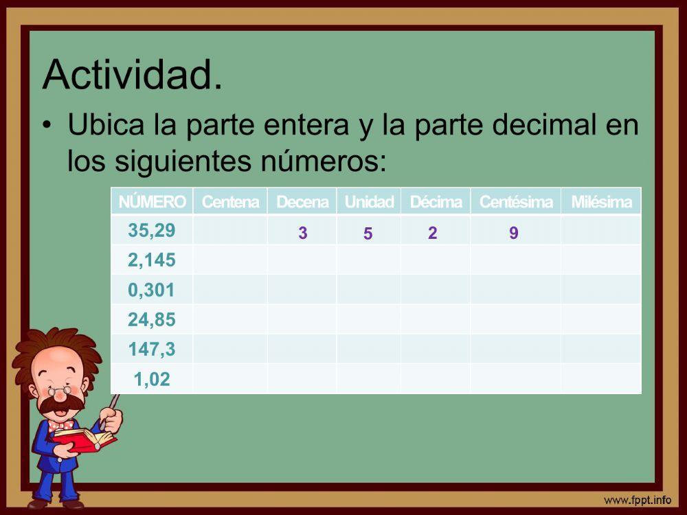 Decimales Actividad 2